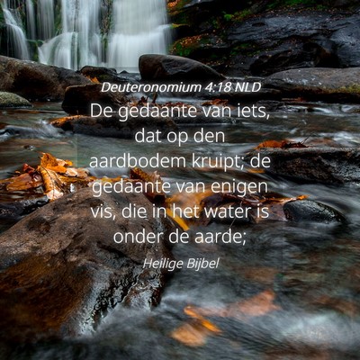Picture 04 - Deuteronomium 4:18 NLD - De gedaante van iets, dat op den aardbodem - Bible Verse Picture