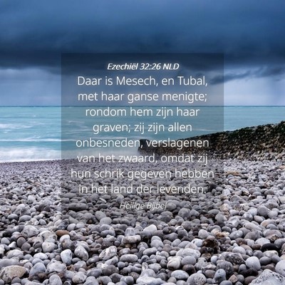 Picture 04 - Ezechiël 32:26 NLD - Daar is Mesech, en Tubal, met haar ganse menigte; - Bible Verse Picture