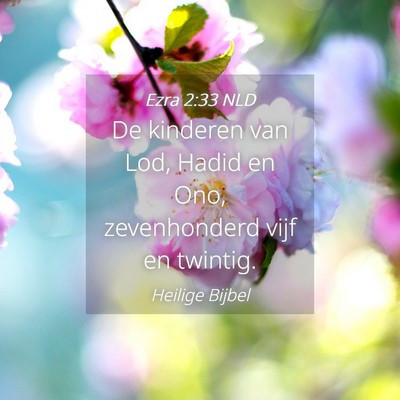 Picture 04 - Ezra 2:33 NLD - De kinderen van Lod, Hadid en Ono, zevenhonderd - Bible Verse Picture