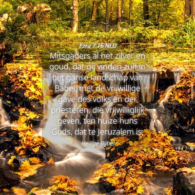 Picture 04 - Ezra 7:16 NLD - Mitsgaders al het zilver en goud, dat gij vinden - Bible Verse Picture