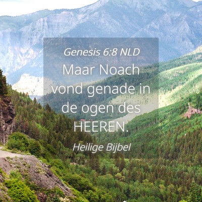 Picture 04 - Genesis 6:8 NLD - Maar Noach vond genade in de ogen des - Bible Verse Picture