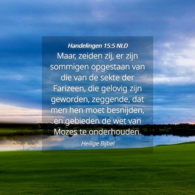 Picture 04 - Handelingen 15:5 NLD - Maar, zeiden zij, er zijn sommigen opgestaan van - Bible Verse Picture