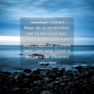Picture 04 - Handelingen 19:34 NLD - Maar als zij verstonden, dat hij een Jood was, - Bible Verse Picture