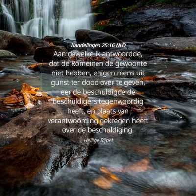 Picture 04 - Handelingen 25:16 NLD - Aan dewelke ik antwoordde, dat de Romeinen de - Bible Verse Picture