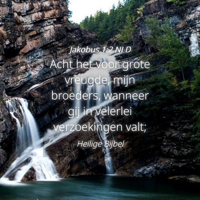 Picture 04 - Jakobus 1:2 NLD - Acht het voor grote vreugde, mijn broeders, - Bible Verse Picture