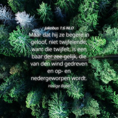 Picture 04 - Jakobus 1:6 NLD - Maar dat hij ze begere in geloof, niet - Bible Verse Picture
