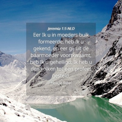Picture 04 - Jeremia 1:5 NLD - Eer Ik u in moeders buik formeerde, heb Ik u - Bible Verse Picture