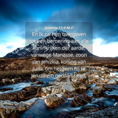 Picture 04 - Jeremia 15:4 NLD - En Ik zal hen overgeven tot een beroering aan - Bible Verse Picture