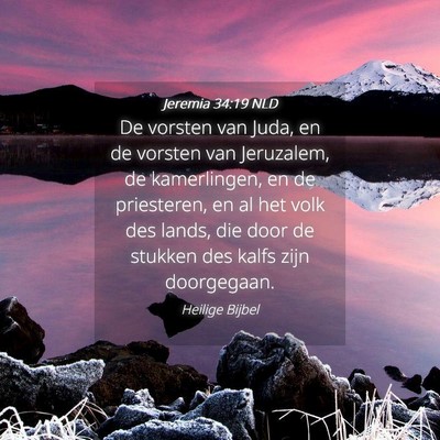 Picture 04 - Jeremia 34:19 NLD - De vorsten van Juda, en de vorsten van Jeruzalem, - Bible Verse Picture
