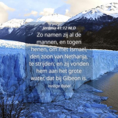 Picture 04 - Jeremia 41:12 NLD - Zo namen zij al de mannen, en togen henen, om met - Bible Verse Picture
