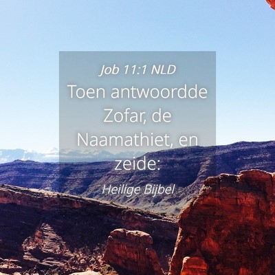 Picture 04 - Job 11:1 NLD - Toen antwoordde Zofar, de Naamathiet, en - Bible Verse Picture