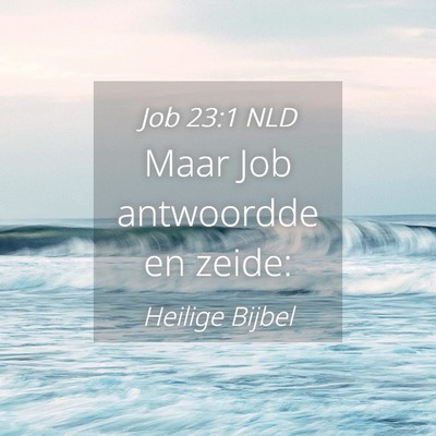 Picture 04 - Job 23:1 NLD - Maar Job antwoordde en - Bible Verse Picture