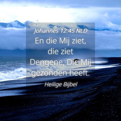 Picture 04 - Johannes 12:45 NLD - En die Mij ziet, die ziet Dengene, Die Mij - Bible Verse Picture