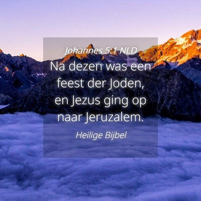 Picture 04 - Johannes 5:1 NLD - Na dezen was een feest der Joden, en Jezus ging - Bible Verse Picture