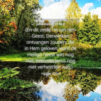 Picture 04 - Johannes 7:39 NLD - (En dit zeide Hij van den Geest, Denwelken - Bible Verse Picture