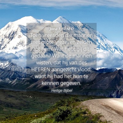 Picture 04 - Jona 1:10 NLD - Toen vreesden die mannen met grote vreze, en - Bible Verse Picture