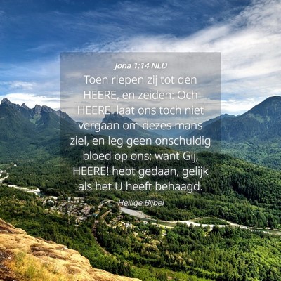 Picture 04 - Jona 1:14 NLD - Toen riepen zij tot den HEERE, en zeiden: Och - Bible Verse Picture
