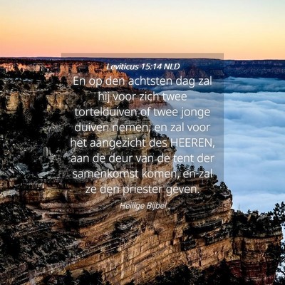 Picture 04 - Leviticus 15:14 NLD - En op den achtsten dag zal hij voor zich twee - Bible Verse Picture