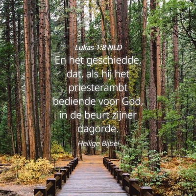 Picture 04 - Lukas 1:8 NLD - En het geschiedde, dat, als hij het priesterambt - Bible Verse Picture