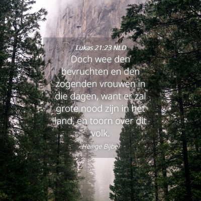 Picture 04 - Lukas 21:23 NLD - Doch wee den bevruchten en den zogenden vrouwen - Bible Verse Picture