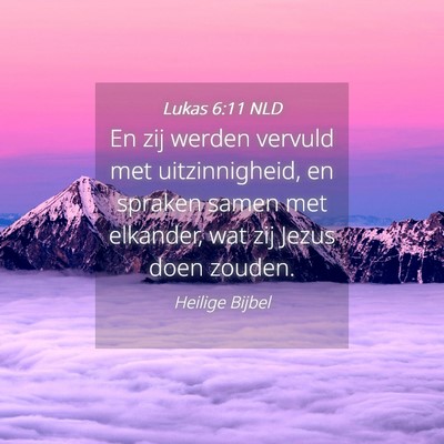 Picture 04 - Lukas 6:11 NLD - En zij werden vervuld met uitzinnigheid, en - Bible Verse Picture