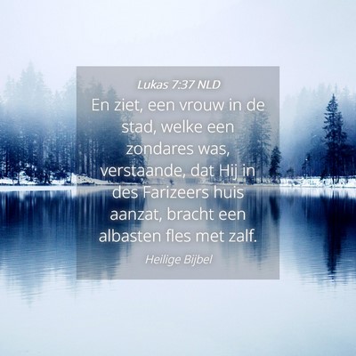 Picture 04 - Lukas 7:37 NLD - En ziet, een vrouw in de stad, welke een zondares - Bible Verse Picture