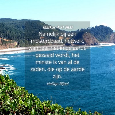 Picture 04 - Markus 4:31 NLD - Namelijk bij een mosterdzaad, hetwelk, wanneer - Bible Verse Picture
