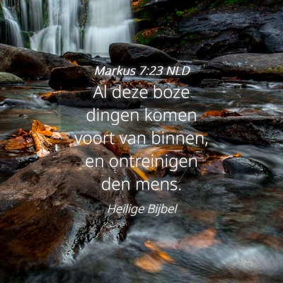 Picture 04 - Markus 7:23 NLD - Al deze boze dingen komen voort van binnen, en - Bible Verse Picture