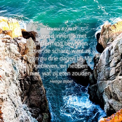 Picture 04 - Markus 8:2 NLD - Ik word innerlijk met ontferming bewogen over de - Bible Verse Picture
