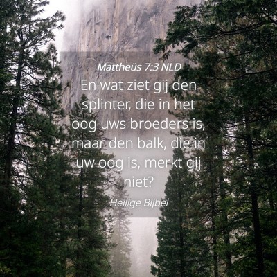 Picture 04 - Mattheüs 7:3 NLD - En wat ziet gij den splinter, die in het oog uws - Bible Verse Picture