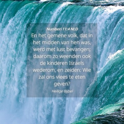 Picture 04 - Numberi 11:4 NLD - En het gemene volk, dat in het midden van hen - Bible Verse Picture