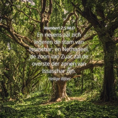Picture 04 - Numberi 2:5 NLD - En nevens zal zich legeren de stam van Issaschar; - Bible Verse Picture