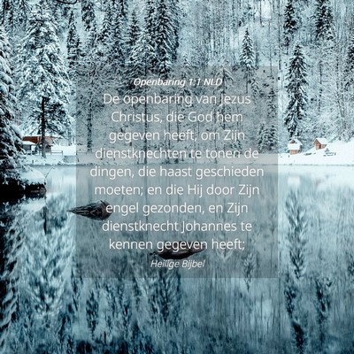 Picture 04 - Openbaring 1:1 NLD - De openbaring van Jezus Christus, die God hem - Bible Verse Picture