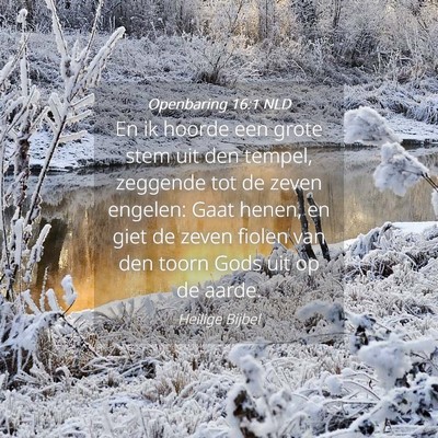 Picture 04 - Openbaring 16:1 NLD - En ik hoorde een grote stem uit den tempel, - Bible Verse Picture