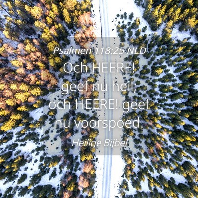 Picture 04 - Psalmen 118:25 NLD - Och HEERE! geef nu heil; och HEERE! geef nu - Bible Verse Picture