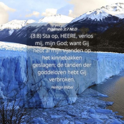 Picture 04 - Psalmen 3:7 NLD - (3:8) Sta op, HEERE, verlos mij, mijn God; want - Bible Verse Picture