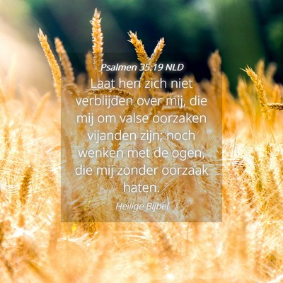 Picture 04 - Psalmen 35:19 NLD - Laat hen zich niet verblijden over mij, die mij - Bible Verse Picture