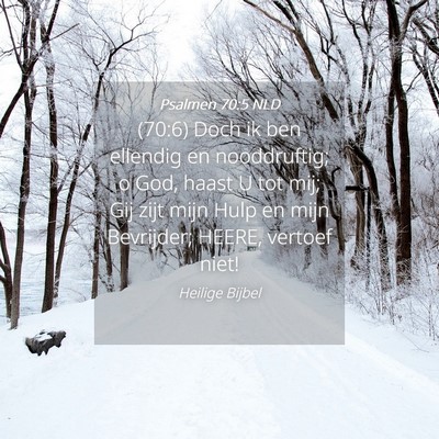 Picture 04 - Psalmen 70:5 NLD - (70:6) Doch ik ben ellendig en nooddruftig; o - Bible Verse Picture