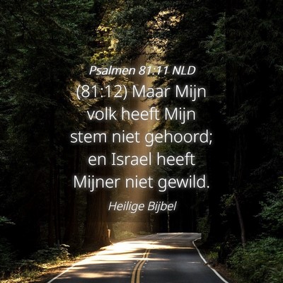 Picture 04 - Psalmen 81:11 NLD - (81:12) Maar Mijn volk heeft Mijn stem niet - Bible Verse Picture