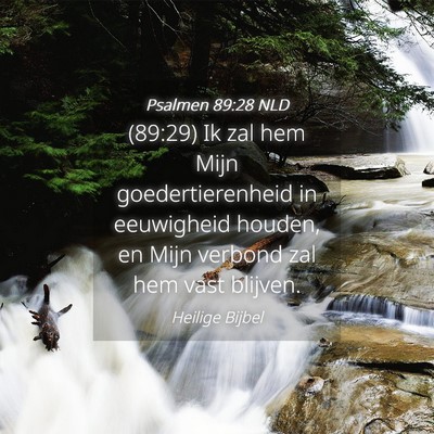 Picture 04 - Psalmen 89:28 NLD - (89:29) Ik zal hem Mijn goedertierenheid in - Bible Verse Picture
