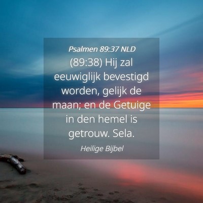 Picture 04 - Psalmen 89:37 NLD - (89:38) Hij zal eeuwiglijk bevestigd worden, - Bible Verse Picture
