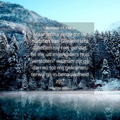 Picture 04 - Richtere 11:7 NLD - Maar Jeftha zeide tot de oudsten van Gilead: Hebt - Bible Verse Picture