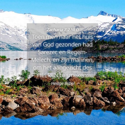 Picture 04 - Zacharia 7:2 NLD - Toen men naar het huis van God gezonden had - Bible Verse Picture