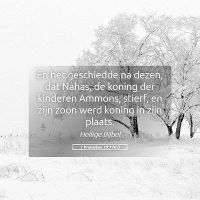 Picture 05 - 1 Kronieken 19:1 NLD - En het geschiedde na dezen, dat Nahas, de koning - Bible Verse Picture