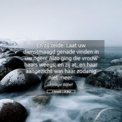 Picture 05 - 1 Samuël 1:18 NLD - En zij zeide: Laat uw dienstmaagd genade vinden - Bible Verse Picture