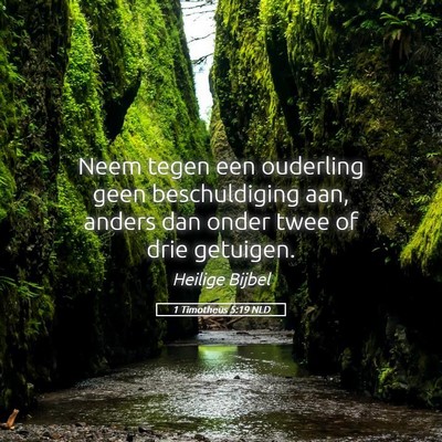 Picture 05 - 1 Timotheüs 5:19 NLD - Neem tegen een ouderling geen beschuldiging aan, - Bible Verse Picture