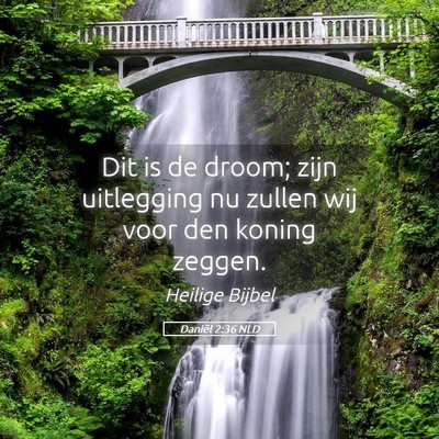 Picture 05 - Daniël 2:36 NLD - Dit is de droom; zijn uitlegging nu zullen wij - Bible Verse Picture