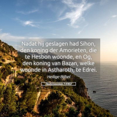 Picture 05 - Deuteronomium 1:4 NLD - Nadat hij geslagen had Sihon, den koning der - Bible Verse Picture
