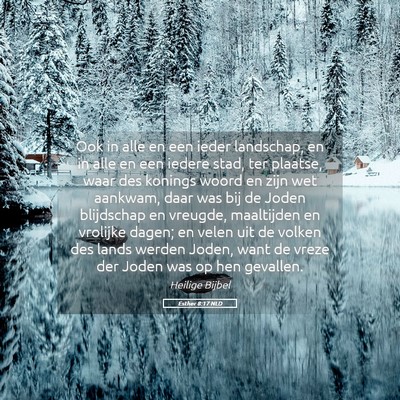 Picture 05 - Esther 8:17 NLD - Ook in alle en een ieder landschap, en in alle en - Bible Verse Picture