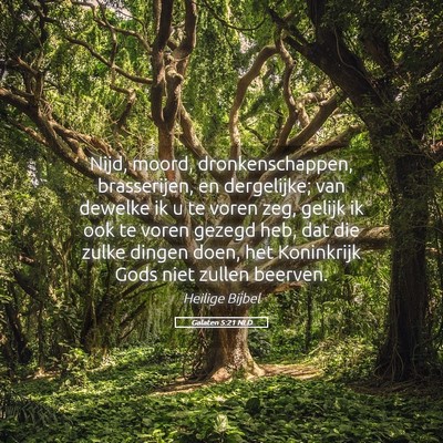 Picture 05 - Galaten 5:21 NLD - Nijd, moord, dronkenschappen, brasserijen, en - Bible Verse Picture